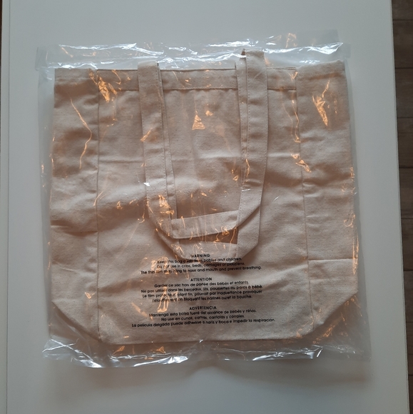 Tupperware "No Time To Waste" Canvas Tote Bag - Picture 2 of 2